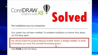 How to Fix CorelDRAW X8 Graphics Suite Installation Error (Complete Tutorial)