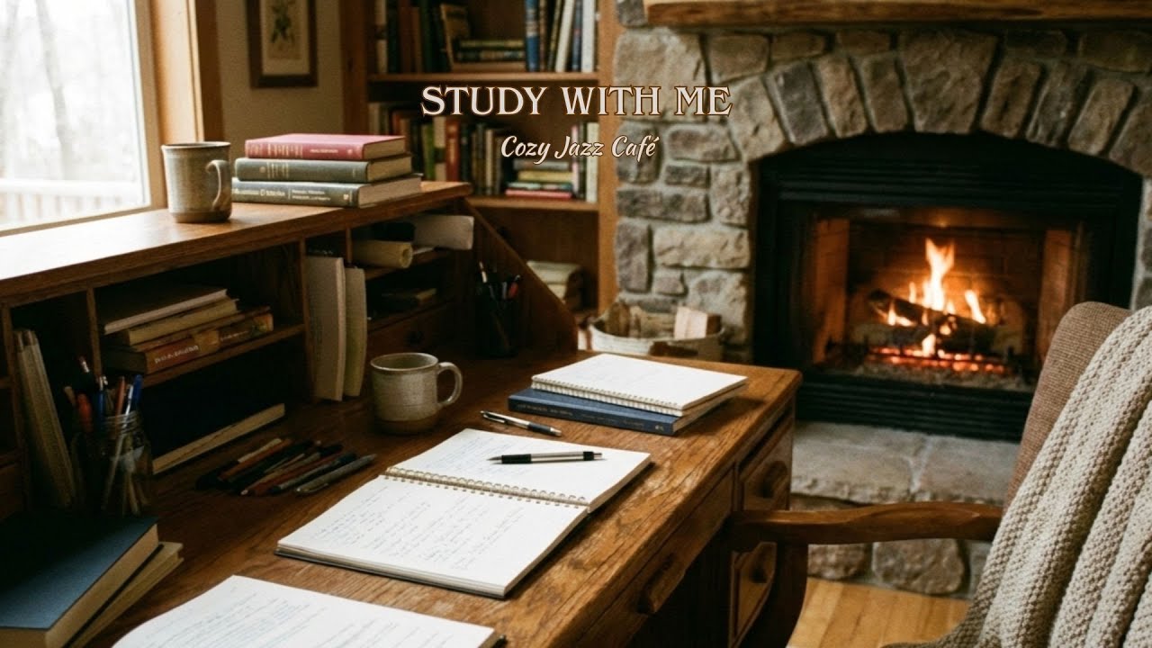 Cozy Jazz Café ☕ Study With Me, Relaxing Jazz Music for Work & Study (1 Hour)