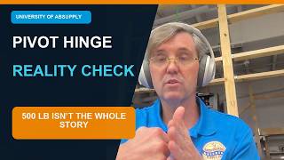 Center-Hung Pivot Hinges Clearance Door Thickness and Application Limits