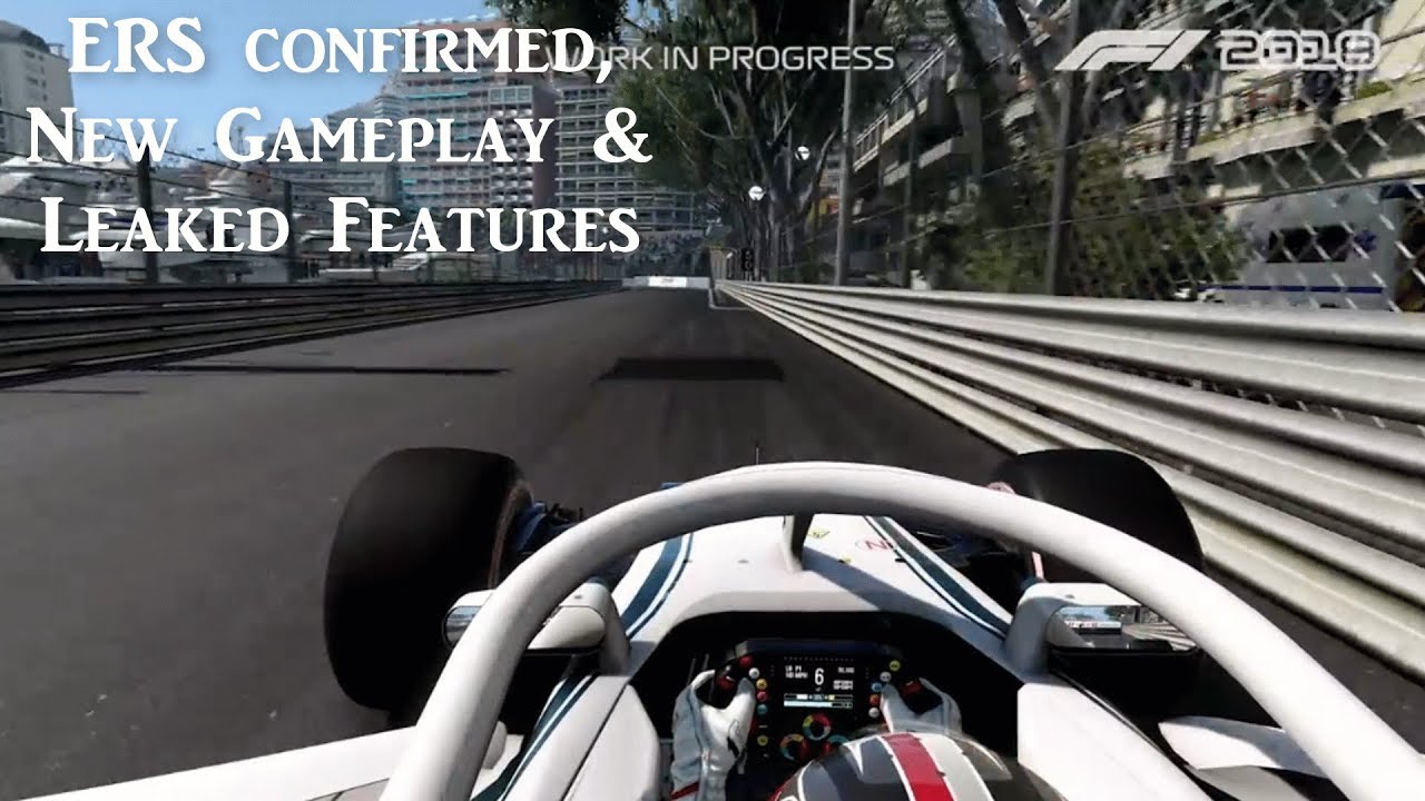 New F1 2018 Leaked Features! ERS confirmed & First Gameplay with Leclerc!