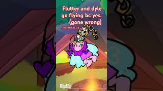 Headcannon: Dyle takes flutter to the outside world to go flying (I ship so harddd)