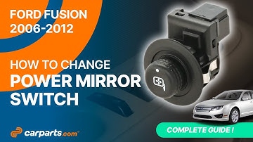 How to replace the Power Mirror Switch 2006-2012 Ford Fusion 🪞