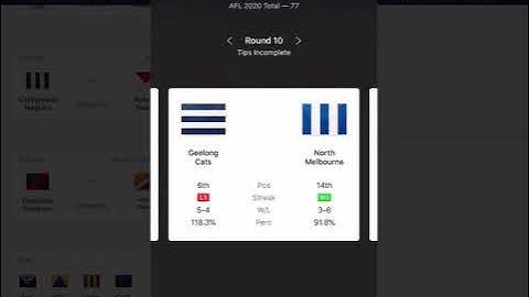 Round 10 AFL tips