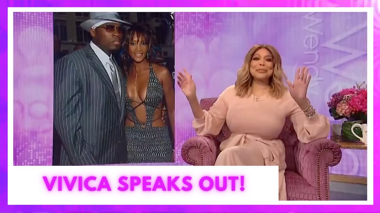 vivica fox purple dress 50 cent Vivica A Fox Dress