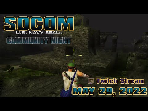 SOCOM 1 Online - May 29, 2022 Community Night (1080p HD)