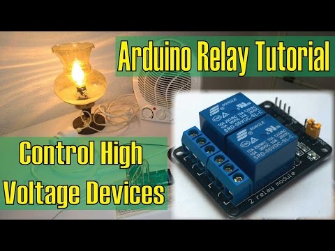 Control High Voltage Devices – Arduino Relay