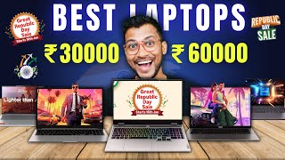 🔥Limited Time Deals🔥Best Laptop Deals Under (₹30K–₹60K) On Amazon & Flipkart Republic Day Sale 2026