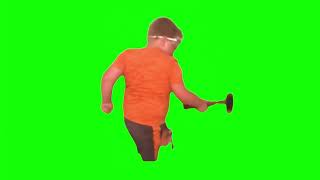 Green Screen Kid Dancing With Hammer Meme