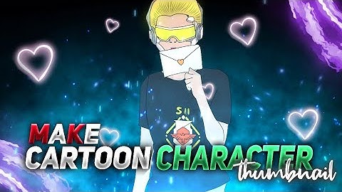How To Make Cartoon Type Thumbnail Like Ruok Ff.