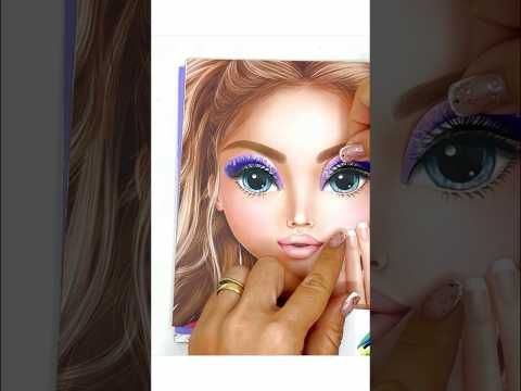 DIYs TOP Model Sticker Style Me Up Nails Lips Make Up Sticker Book 