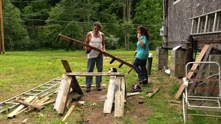 ( Episode 88 )  Our Life In The Appalachian Mountains, Team Work Gets Things Done