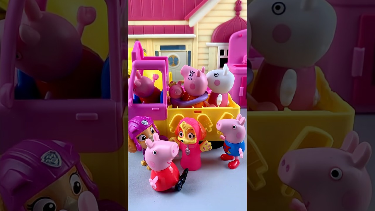 ASMR RELAXING SATISFYING WITH UNBOXING GEORGE VS MARIO vs BLUEY 