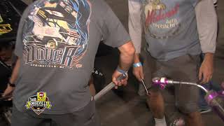 360 Knoxville Nationals - Sam Hafertepe Jr. Crash and Thrash!