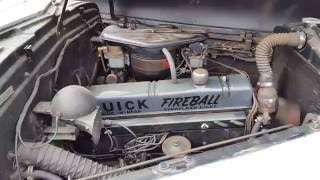Cold start and idle, 1941 Buick Super Eight
