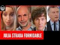 Julia Strada le saco la careta a Javier Milei y trituro sus mentiras