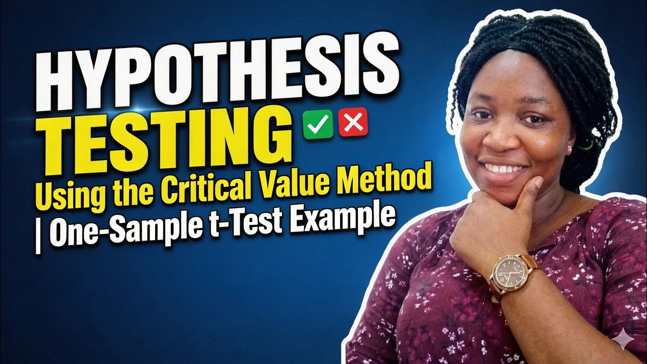 Hypothesis testing example - YouTube