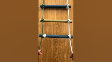 Simple & Strong Rope Ladder Knot Tutorial#diy #youtube 💯