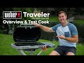 Weber Traveler Portable Gas Grill Overview | Test Cook & Heat Test