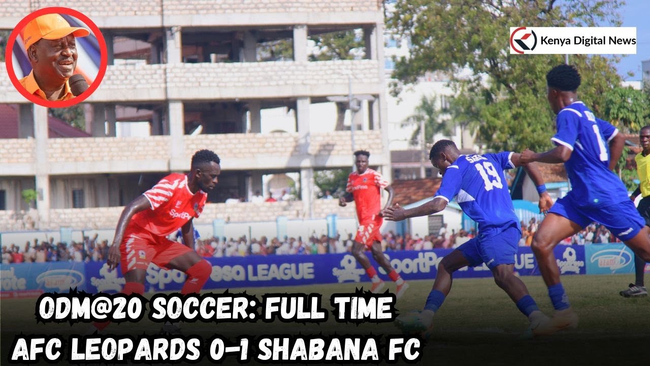 Shabana FC Defeats AFC Leopard 1-0 at ODM@20 Soccer Extravaganza!