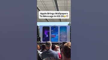 iMessage Wallpapers in iOS 26 😮‍💨‼️