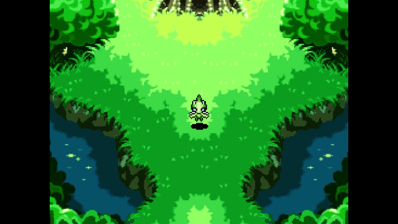 mysterious Pokémon music for leaping through time.