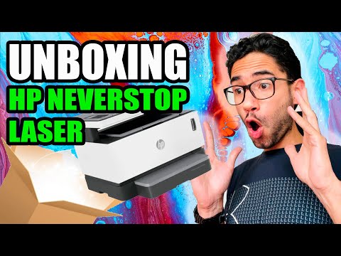 Impresora HP Neverstop Laser MFP 1200nw - Unboxing ¿qué viene en la caja? - Armado inicial
