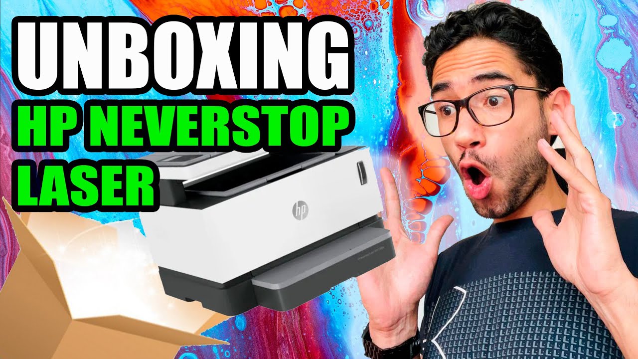 Impresora HP Neverstop Laser MFP 1200nw - Unboxing ¿qué viene en la caja? -  Armado inicial - YouTube