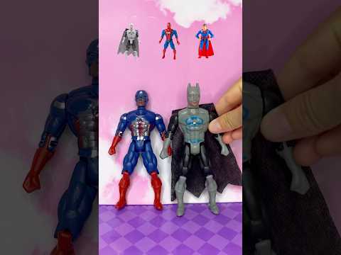 Captain America and Superman toys #unpacking #toys #superman #spiderman