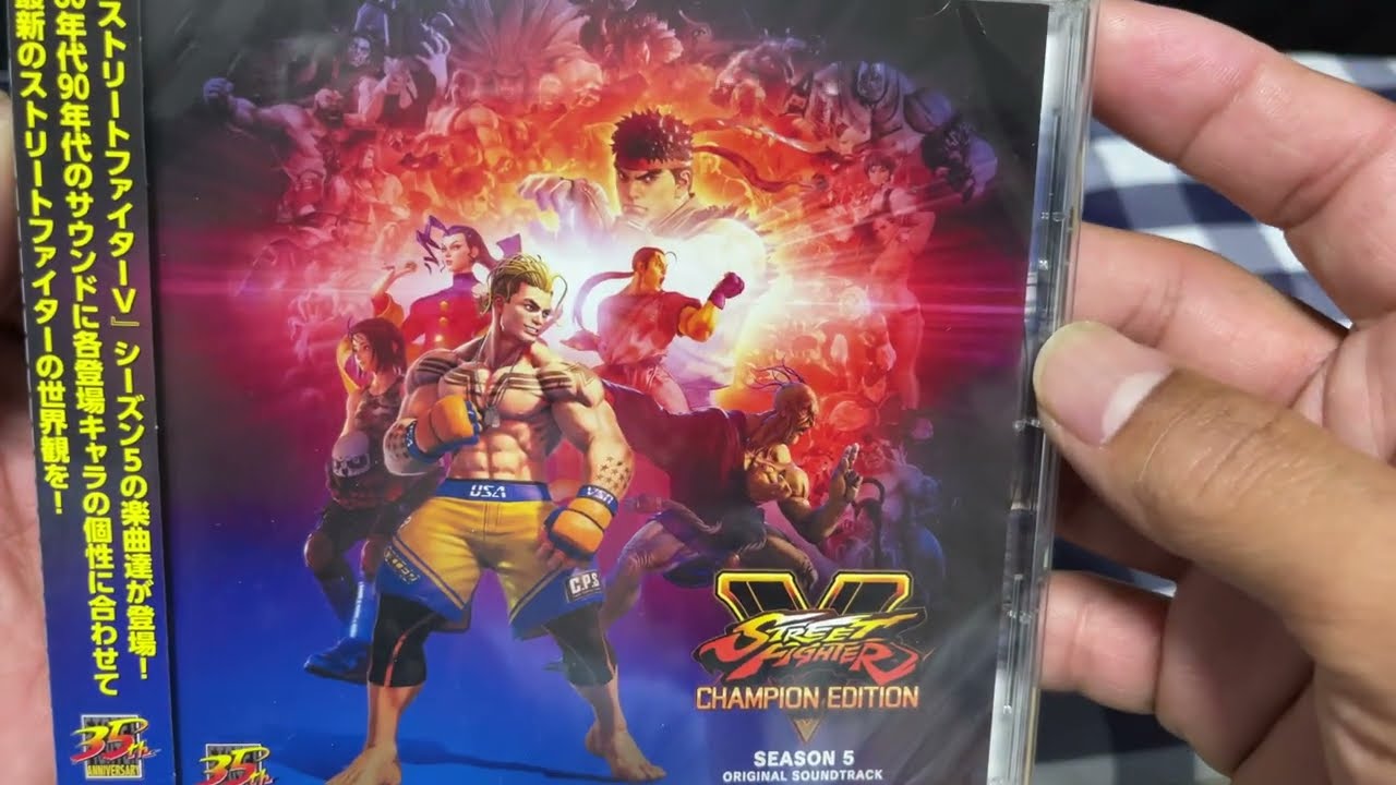Street Fighter V Champion Edition Season 5 Original Soundtrack Unboxing
