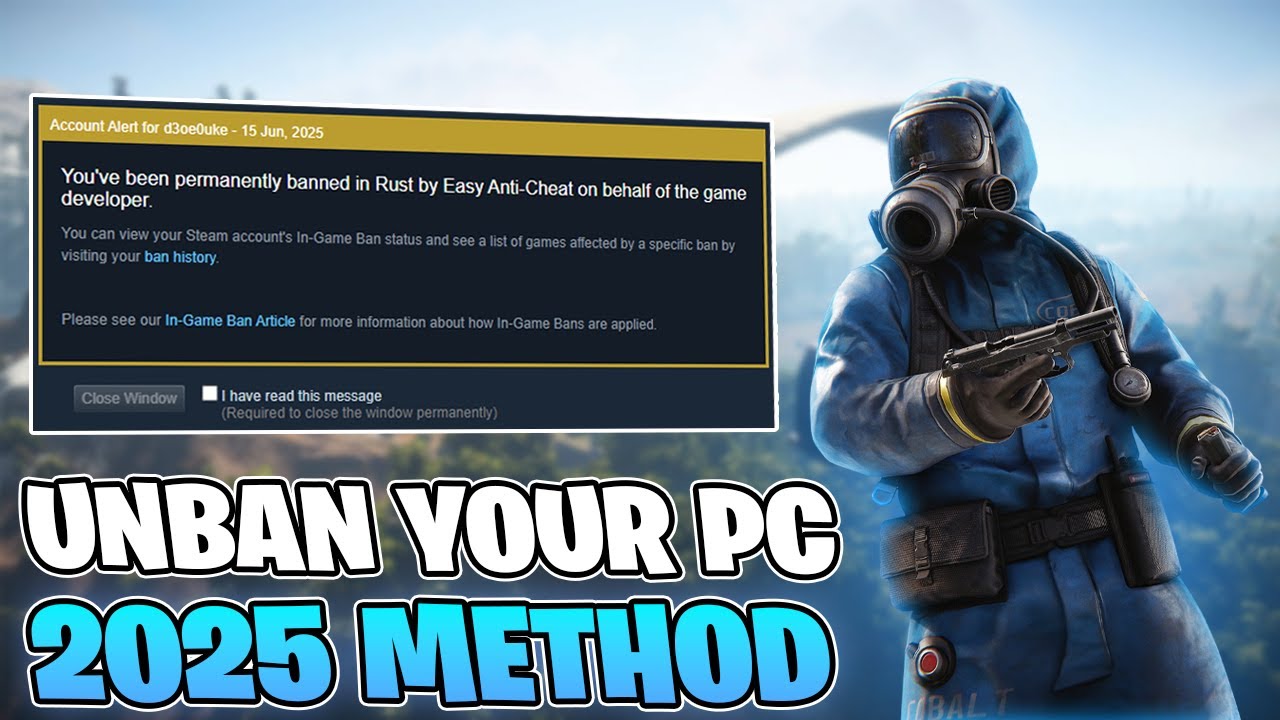 Get Unbanned from Rust Instantly in 2025 | Best Spoofer Tutorial - YouTube