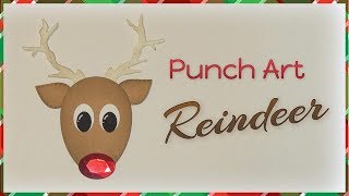 Punch Art Reindeer