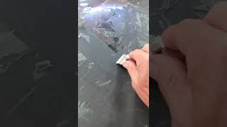 Burned out Clear coat removal #automobile . @TheKiloG69