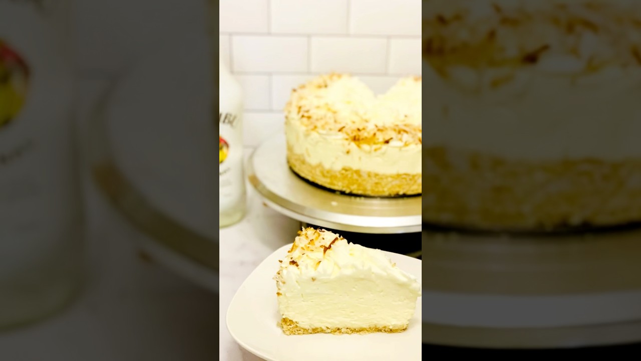 No-bake Coconut Rum Cheesecake ~ Intensive Cake Unit