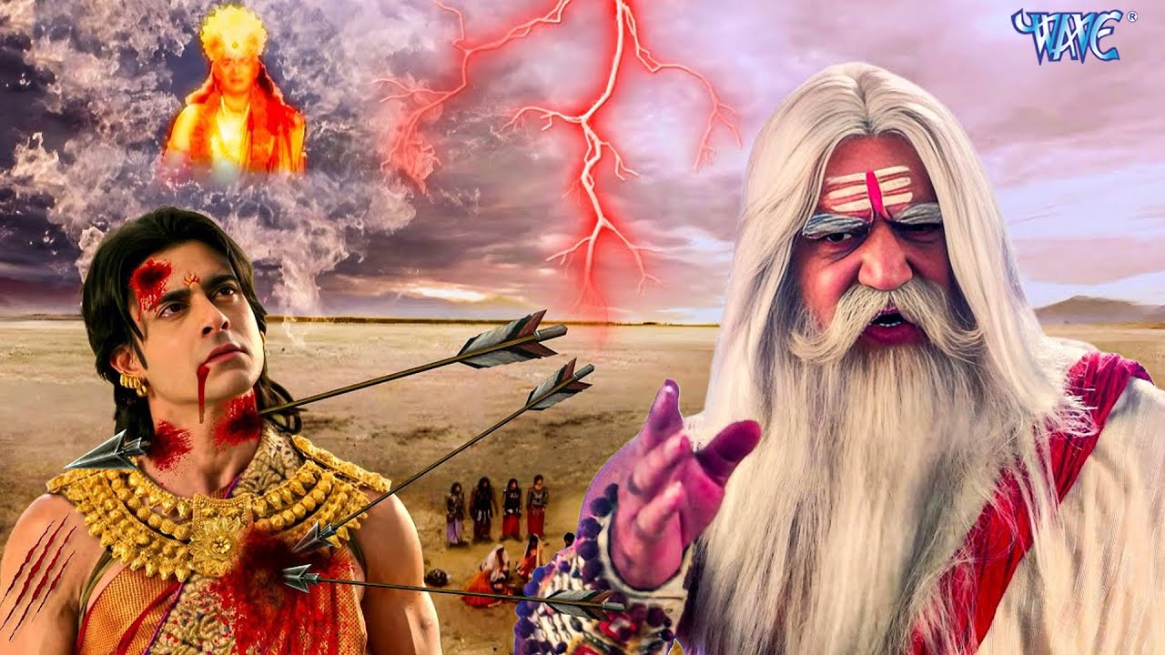 कर्ण के अंतिम क्षणों में पहुँचे भगवान परशुराम ,दिया मृत्युंजय का वरदान और झुकाया शीश || Suryaputra