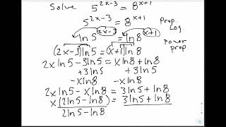 Solving Exponential and Logarithmic Equations (Complete Guide) - College Algebra