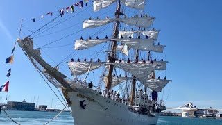 ARC Gloria de Colombia, el Buque Escuela de la Armada llega a Barcelona, España