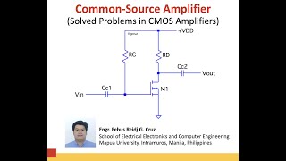 Solved Problems in CMOS Amplifiers - Common Source Amplifier