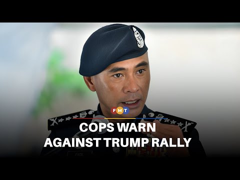 Cops vow to act against anti-Trump rally near Asean Summit red zone