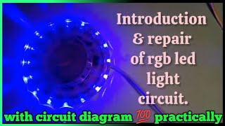 පාට තුනේ RGB ලයිට් Tutorial | ATtiny85 PWM Control | 48 LEDs Full Tutorial Sinhala #rgb light #disco