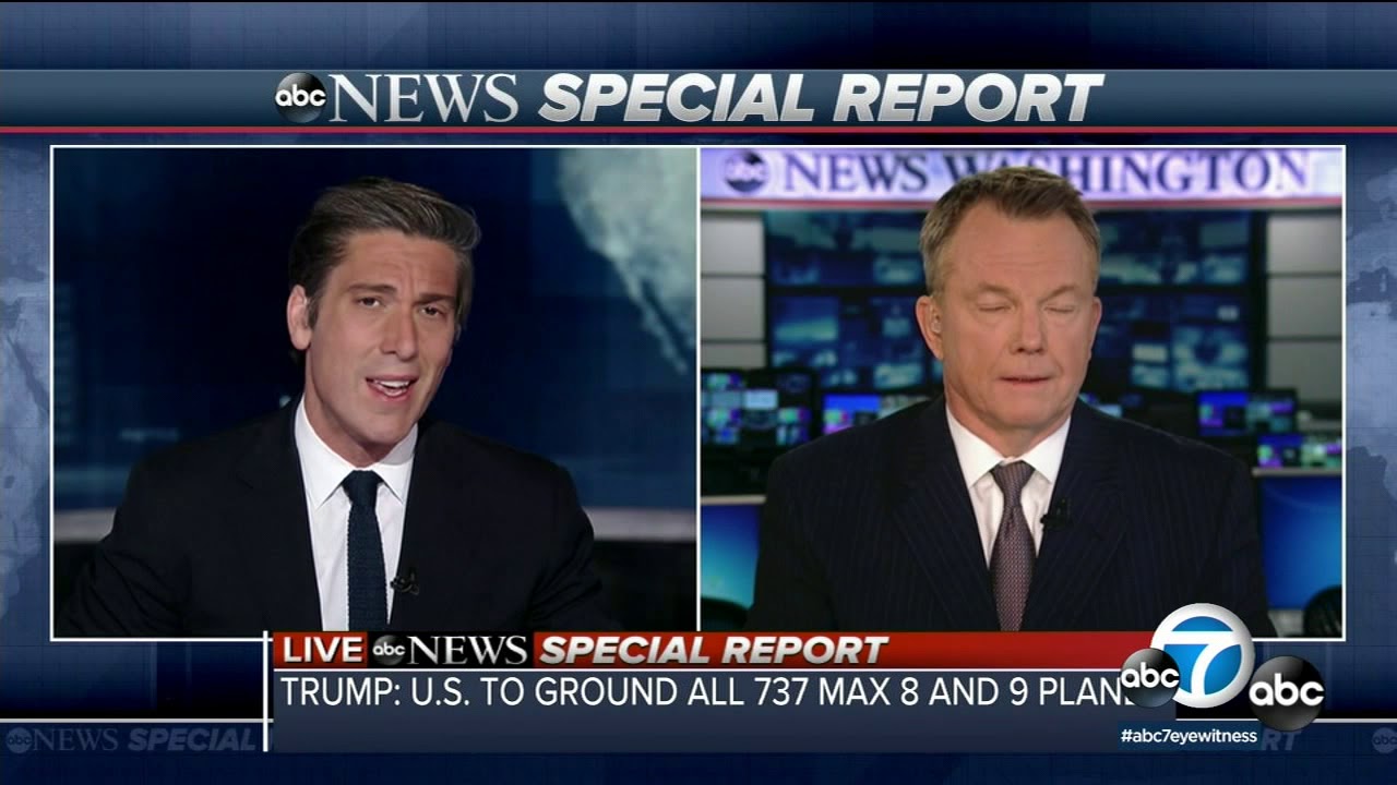 Trump announces FAA grounding all Boeing 737 MAX 8 and MAX 9 planes in US I ABC7