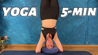 [4K] 5-Min Relaxing Yoga