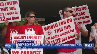 Firefighters, police officers tell Raleigh officials they need better pay