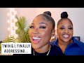 GRWM &amp; MY TWIN| finally addressing our twin problems | KAISERCOBY