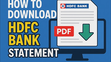 How to download statement of your hdfc bank account