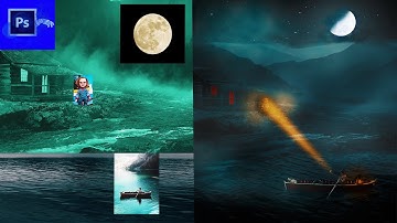 The Creation of Photo-manipulation: Mystery house and civilian | Photoshop Compositing Tutorial