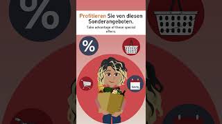 Learning German A1 | Vokabeln und Redemittel | Einkaufen im Supermarkt