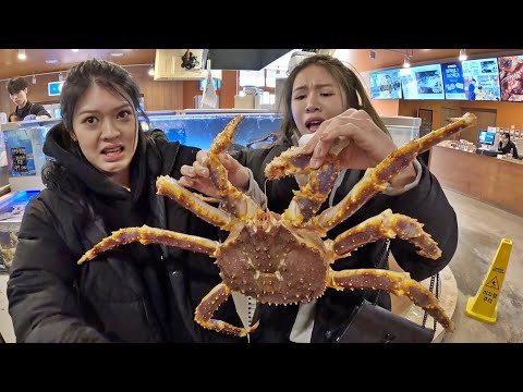 비싸서 구경도 못한 <strong>대방어와</strong> 킹크랩을 처음 먹어 본 베트남 직원들 반응