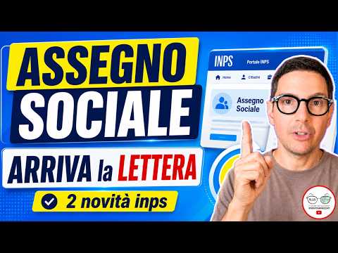 Video ASSEGNO SOCIALE 2026: DOPPIA NOVITÀ INPS ? Arriva la LETTERA e Cosa Cambia