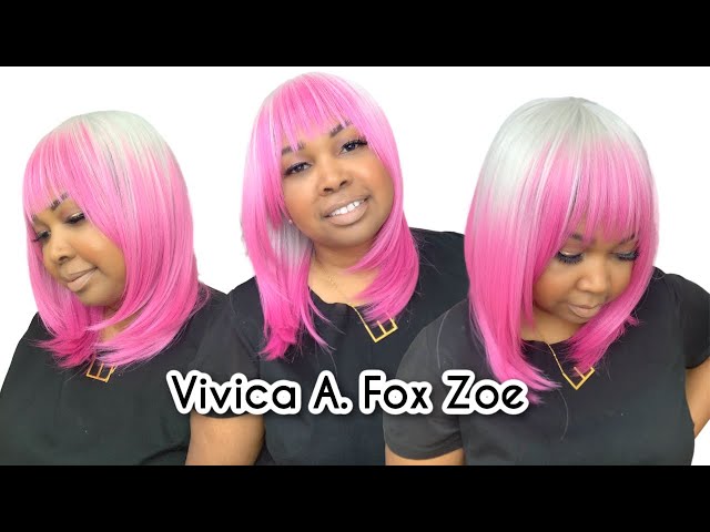 PINK OMBRE BANG WIG| Vivica A Fox Zoe Wig review - YouTube display picture 1