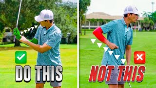 How to use your right arm in the backswing Information